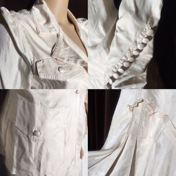 Tom Ford Yves Saint Laurent Runway Ivory Set French 38 - Picture 6 of 10